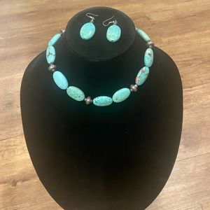 Sterling Silver Turquoise Set